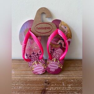 2 for $20 | Toddler 10 | Havaianas | Pink Disney’s Sleeping Beauty Flip Flops